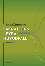 Cover for Stefan Zetterström · Sakrättens fyra huvudfall (Book) (2019)