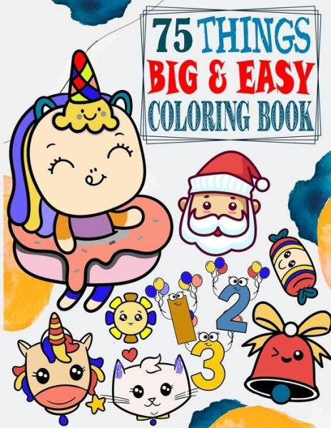 Cover for Heba Studio · 75 Things Big &amp; Easy Coloring Book (Pocketbok) (2020)