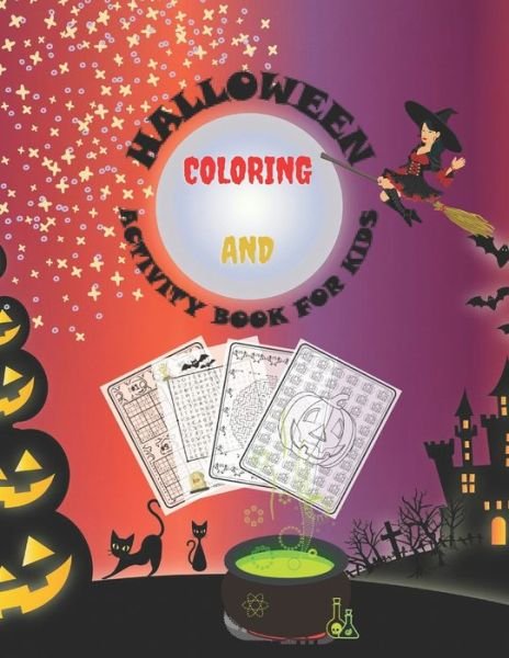 Cover for Workgirl Publishing · Halloween Coloring And Activity Book For Kids (Paperback Bog) (2020)