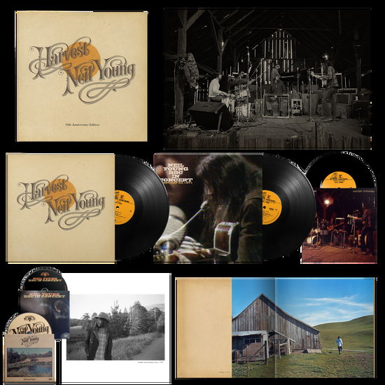 Neil Young · Harvest (50th Anniversary Edition) (LP/DVD) [Deluxe Box Set edition] (2022)