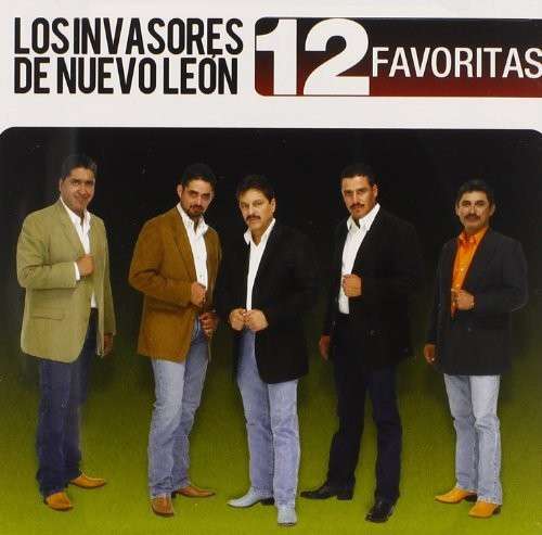 Cover for Invasores De Nuevo Leon · 12 Favoritas (CD) (2014)