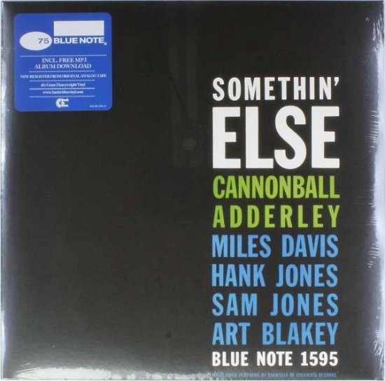 Somethin else - Cannonball Adderley - Musiikki - BLUE NOTE - 0602537730704 - tiistai 22. huhtikuuta 2014