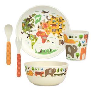 Cover for Petit Collage · Our World Eco-Friendly Bamboo Dinnerware Set (MERCH) (2018)