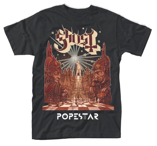 Cover for Ghost · Popestar (T-shirt) [size L] [Black edition] (2016)