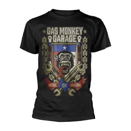 Cover for Gas Monkey Garage · Go Big or Go Home (CLOTHES) [size XL] [Black edition] (2017)