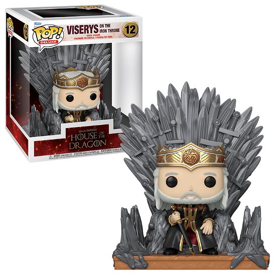Cover for Funko Pop! Deluxe: · House of the Dragon - Viserys on Throne (Funko POP!) (2024)