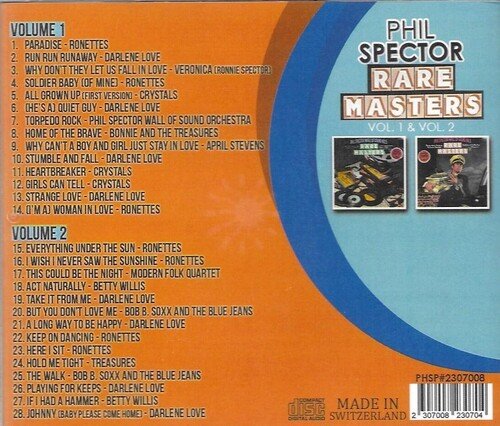 Cover for Spector,phil / Ronettes / Crystals · Rare Masters Volume 1 &amp; 2 (CD) (2021)