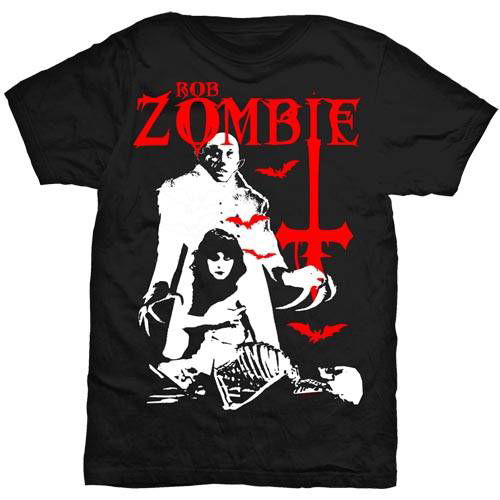 Rob Zombie Unisex Tee: Teenage Nosferatu Pussy - Rob Zombie - Mercancía - Global - Apparel - 5055295365704 - 