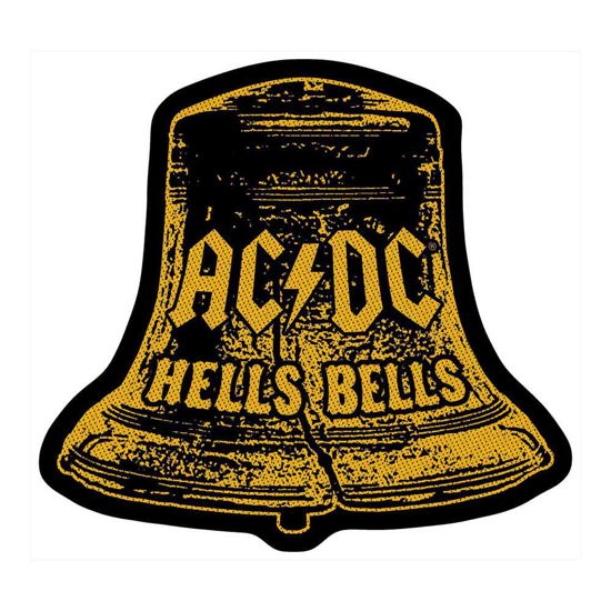 AC/DC Standard Woven Patch: Hells Bells Cut Out - AC/DC - Produtos - Razamataz - 5055339762704 - 19 de agosto de 2019