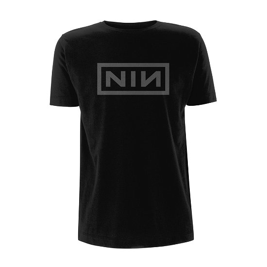 Cover for Nine Inch Nails · Classic Grey Logo (T-shirt) [size S] [Black edition] (2018)
