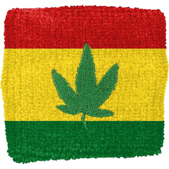 Generic Embroidered Wristband: Rasta Leaf - Generic - Fanituote -  - 5056365724704 - 