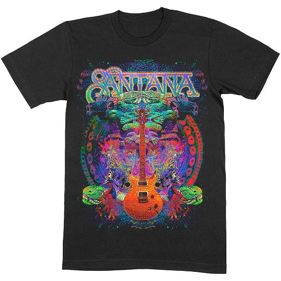 Cover for Santana · Santana Unisex T-Shirt: Spiritual Soul (T-shirt) [size S] [Black - Unisex edition]