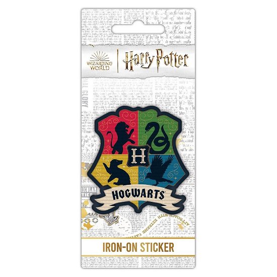 Cover for Harry Potter: Pyramid · Harry Potter (Hogwarts Crest) Iron-On Sticker (MERCH)