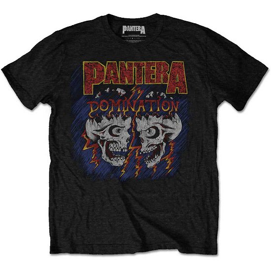 Pantera Unisex T-Shirt: Domination - Pantera - Fanituote -  - 5056561038704 - 