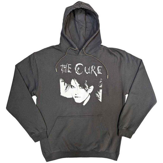 Cover for The Cure · The Cure Unisex Pullover Hoodie: Robert Illustration (Grey) (Hoodie) [size S] (2023)