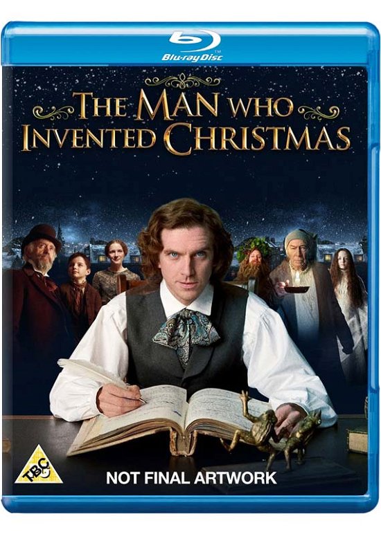 Cover for The Man Who Invented Christmas BD · The Man Who Invented Christmas (Blu-ray) (2018)