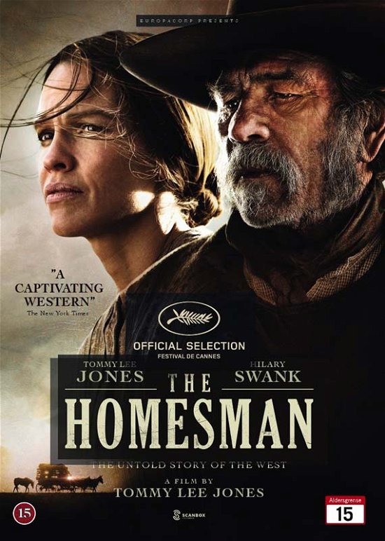 Cover for Tommy Lee Jones / Hilary Swank · The Homesman (DVD) (2015)