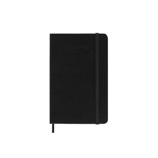 Cover for Moleskine · Moleskine 2025 18-Month Weekly Horizontal Pocket Hardcover Notebook: Black (Paperback Book) (2024)