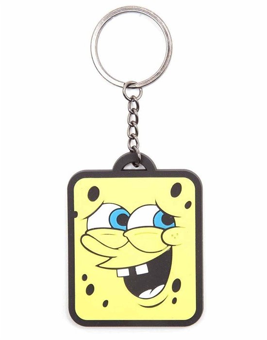 SPONGEBOB - Smiling Rubber Keychain - Bioworld Europe - Merchandise -  - 8718526064704 - 