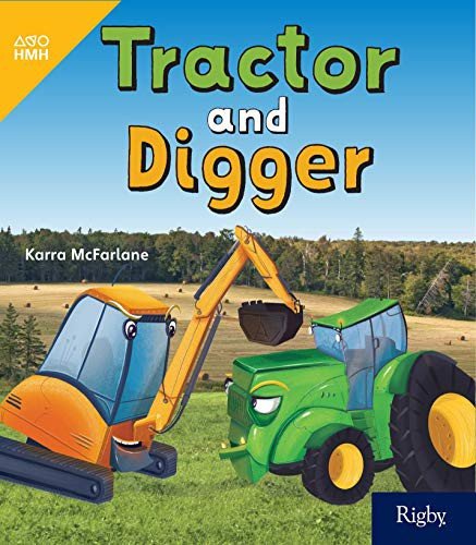 Cover for Houghton Mifflin Harcourt · Tractor and Digger (Paperback Book) (2019)