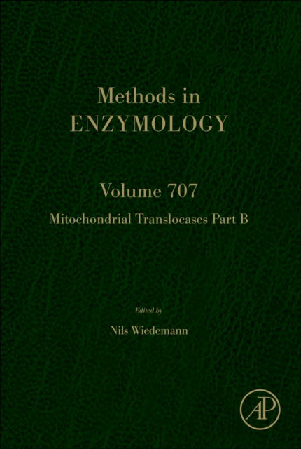 Mitochondrial Translocases Part B - Methods in Enzymology (Hardcover Book) (2024)