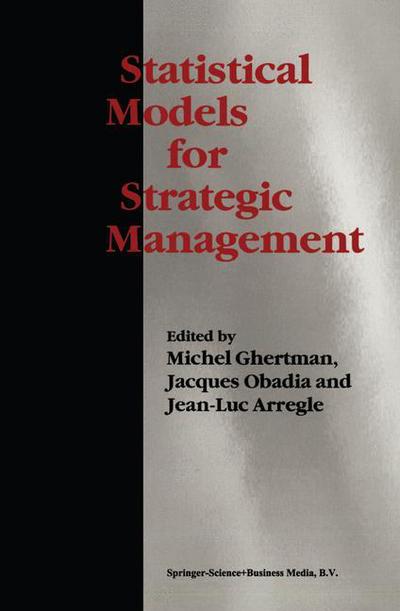Cover for Michel Ghertman · Statistical Models for Strategic Management (Hardcover Book) [1997 edition] (1997)