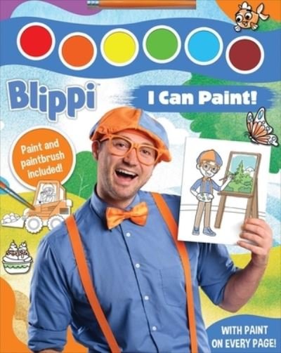 Cover for Editors of Studio Fun International · Blippi: I Can Paint! (Paperback Book) (2022)