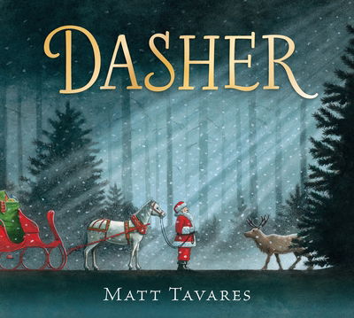 Cover for Matt Tavares · Dasher: How a Brave Little Doe Changed Christmas Forever (Hardcover Book) (2019)