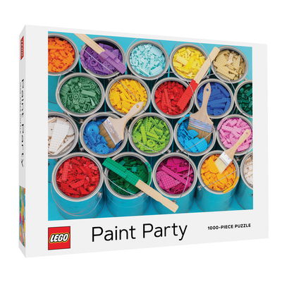 LEGO® Paint Party Puzzle - Lego - Brætspil - Chronicle Books - 9781452179704 - 30. juli 2020