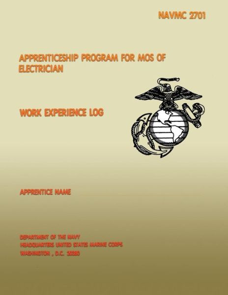 Cover for Department of the Navy · Apprenticeship Program for Mos of Electrician (Paperback Book) (2013)