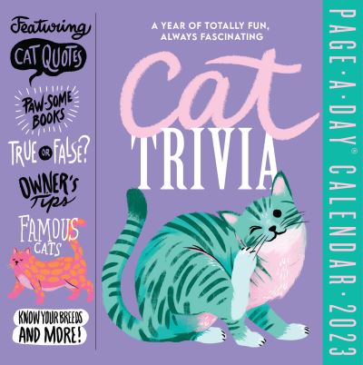 Cover for Workman Calendars · Cat Trivia Page-A-Day Calendar 2023 (Calendar) (2022)