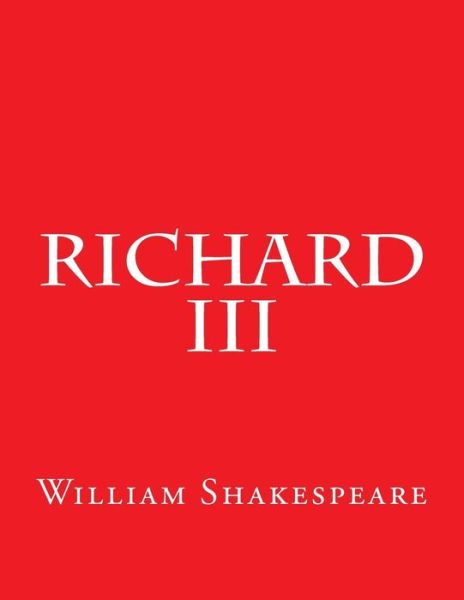 Cover for William Shakespeare · Richard III (Paperback Book) (2017)