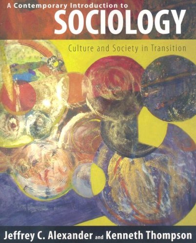 Cover for Jeffrey C. Alexander · Contemporary Introduction to Sociology: Culture and Society in Transition (Paperback Bog) (2008)
