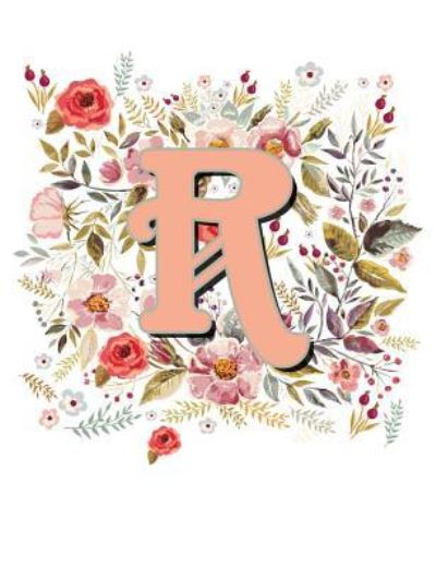 Cover for Terri Jones · R Monogram Letter Floral Wreath Notebook (Paperback Book) (2018)