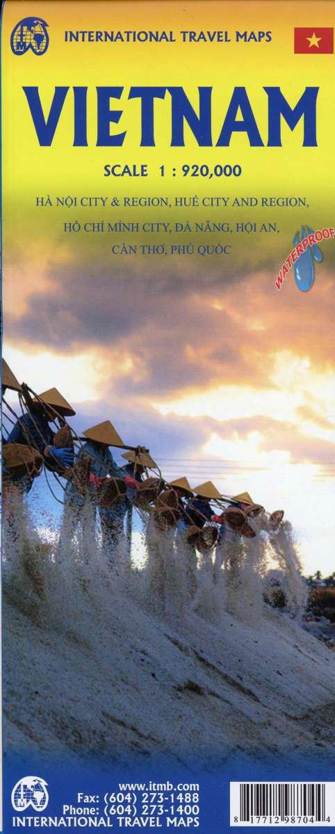 Vietnam, International Travel Maps - ITM Publications - Bøker - ITMB publishing - 9781771298704 - 16. april 2019