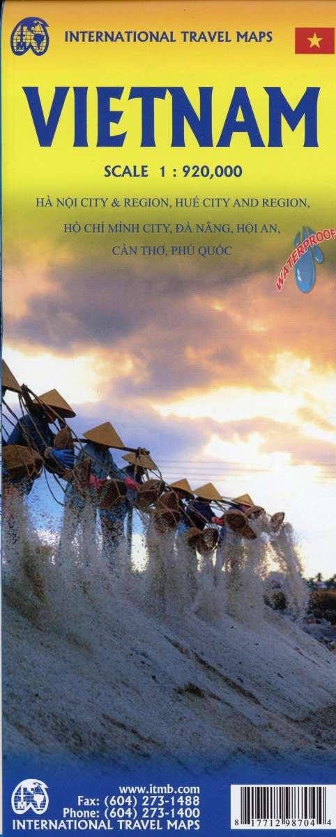 Vietnam, International Travel Maps - ITM Publications - Bücher - ITMB publishing - 9781771298704 - 16. April 2019