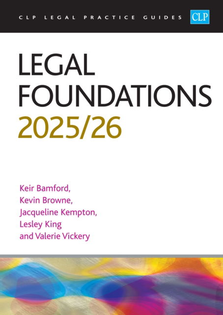 Cover for Browne · Legal Foundations 2025/26: Legal Practice Course Guides (LPC) (Paperback Book) (2025)