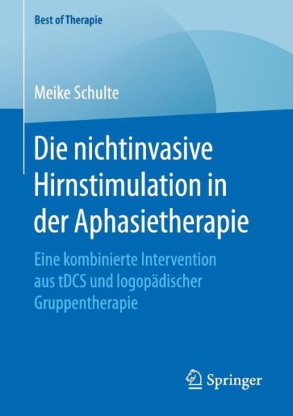 Cover for Schulte · Die nichtinvasive Hirnstimulati (Book) (2018)