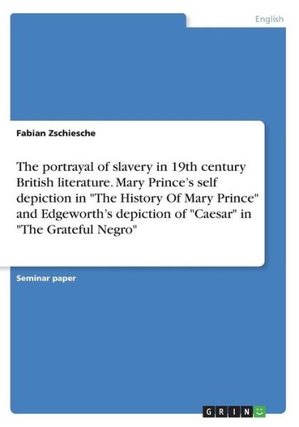 Cover for Zschiesche · The portrayal of slavery in (Buch)