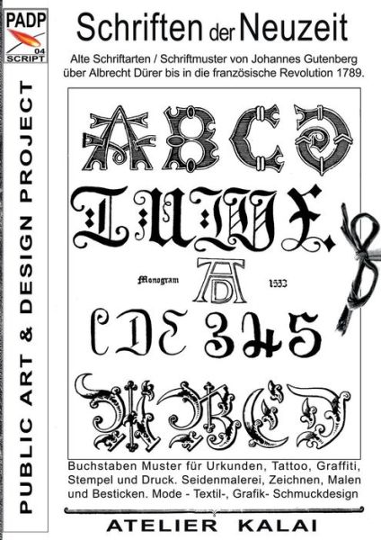 Cover for K-winter Atelier-kalai · Padp-script 004: Schriften Der Neuzeit (Paperback Book) (2015)