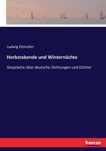 Cover for Ettmüller · Herbstabende und Winternächte (Book) (2016)