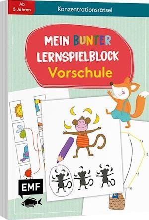 Cover for Sandy Thißen · Mein bunter Lernspielblock - Vorschule: Konzentrationsrätsel (Paperback Book) (2022)