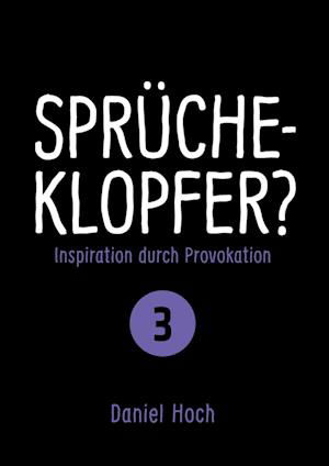 Cover for Hoch · Sprücheklopfer? (Book)