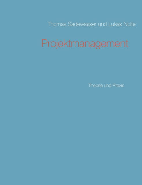 Cover for Sadewasser · Projektmanagement (Book) (2018)