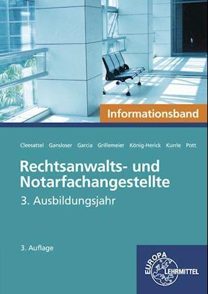 Cover for Thomas Cleesattel · Rechtsanwalts- und Notarfachangestellte, Informationsband (Paperback Book) (2021)