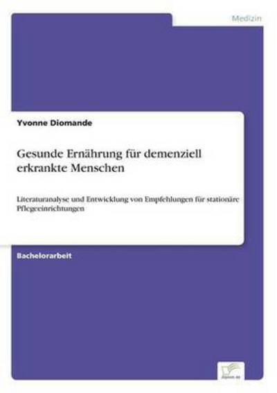 Cover for Diomande · Gesunde Ernährung für demenzie (Book) (2016)