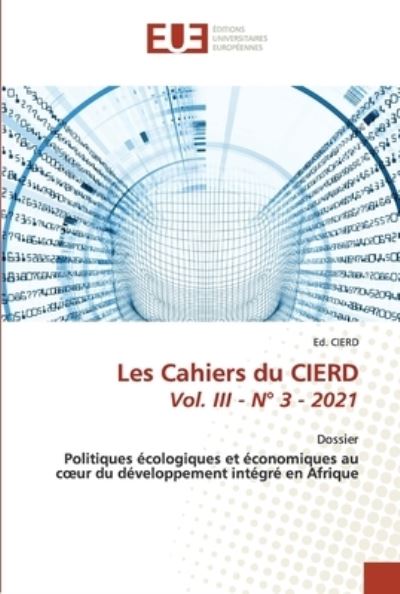 Cover for Ed. Cierd · Les Cahiers du CIERD Vol. III - N° 3 - 2021 (Paperback Book) (2021)