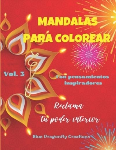 Cover for Blue Dragonfly Creations · Mandalas para colorear con pensamientos inspiradores (Pocketbok) (2020)