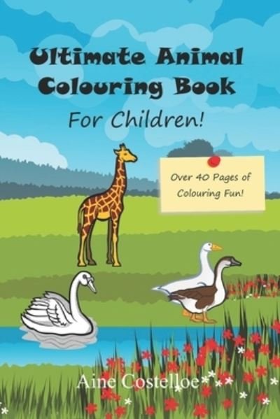 Cover for Aine Costelloe · Ultimate Animal Colouring Book for Children (Paperback Book) (2021)