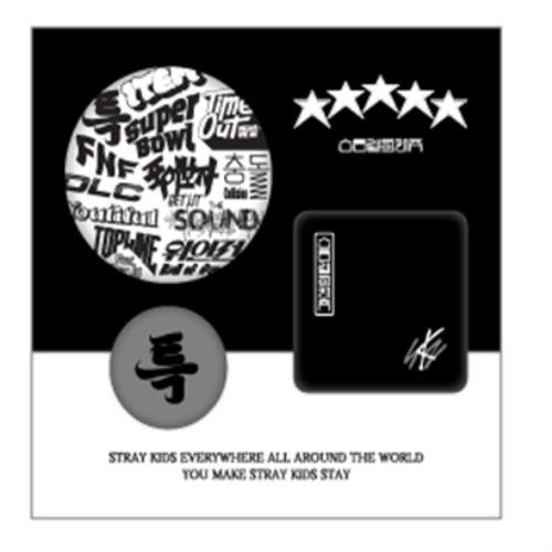 5 STAR POP-UP PIN BUTTON SET - Stray Kids - Merchandise - JYP ENTERTAINMENT - 9951161414704 - 5. juli 2023